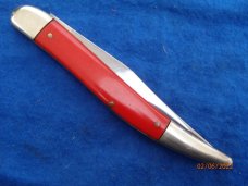 Unmarked Red Fish Knife 5"