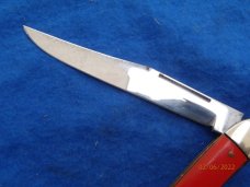 Unmarked Red Fish Knife 5"