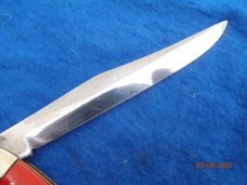 Unmarked Red Fish Knife 5"