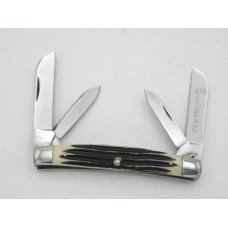 Queen Cutlery Co. #33 Congress in Winterbottom Bone: 3 1/2” closed; 1958 – 1960