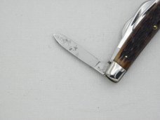 Queen Cutlery Co. #33 Congress in Rogers Bone: 3 1/2” closed: early 1960s
