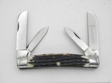 Queen Cutlery Co. #32 Congress in Winterbottom Bone: 4” closed; 1958 - 1960