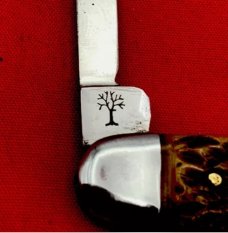 Vintage H BOKER & CO Equal End Senator Pen Folding Pocket Knife Salesman’s Sample c.1869-1944 Bone