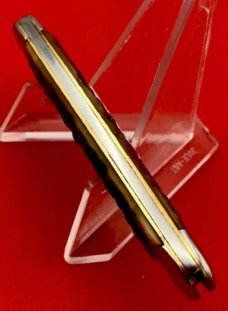 Vintage H BOKER & CO Equal End Senator Pen Folding Pocket Knife Salesman’s Sample c.1869-1944 Bone