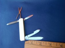 Dreizack, Solingen made 5 blade Mother of Peral Scales Folding Pocket Knife Multi-Tool Germany Made!