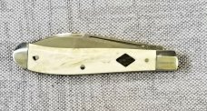 K'roo Custom Warthog Tusk Ivory Wharnie Slimline, KLASSIC KROO..Knife,,, 3.9", N690 w/ a Saber Grind