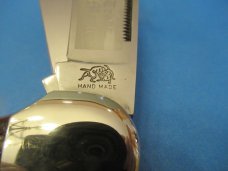 Bulldog Brand Brown Bone Jigged Folding Hunter 