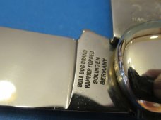 Bulldog Brand Brown Bone Jigged Folding Hunter 