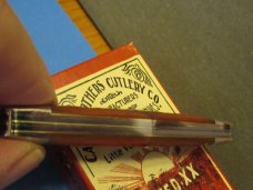 Case Classic 1993 Case Brothers Banana Antique Red Bone Whittler Pattern # 63083