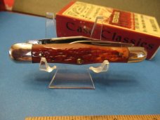 Case Classic 1993 Case Brothers Banana Antique Red Bone Whittler Pattern # 63083