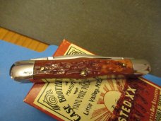 Case Classic 1993 Case Brothers Banana Antique Red Bone Whittler Pattern # 63083