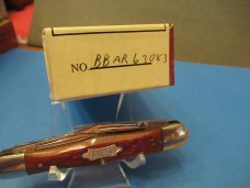 Case Classic 1993 Case Brothers Banana Antique Red Bone Whittler Pattern # 63083