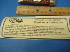 Case Classic 1993 Case Brothers Banana Antique Red Bone Whittler Pattern # 63083