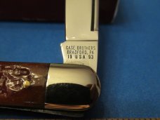 Case Classic 1993 Case Brothers Banana Antique Red Bone Whittler Pattern # 63083