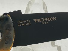 EMERSON/PRO-TECH USA CQC7 PK Splash GV Tanto Auto #41 of 50 w/ Pouch MINT IN BOX (Z 47923) 