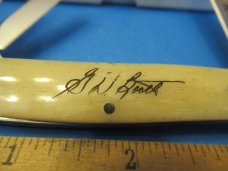Case XX Select 2000 Natural Bone  Whittler Presidents Knife Pattern # 6347 WH