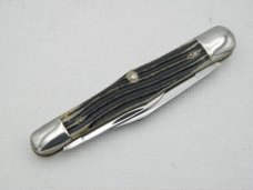 Queen Cutlery Co. #47 Half Whittler in Winterbottom Bone: 3 5/8” closed; circa 1961