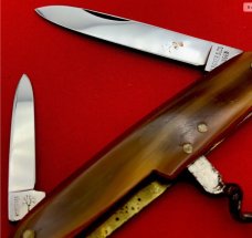Vintage H BOKER & CO SOLINGEN Salesman’s Sample EqUal End Pen/Bartender Knife c.1914-1944