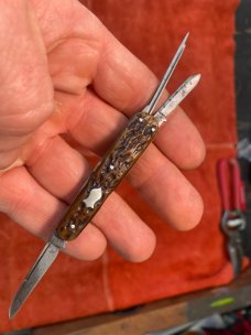 Keen Kutter Brown Bone K06443 1917-1920 Manicure knife 