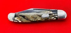 Vintage IKCO (Imperial Knife Co) 2-Blade Swell End Jack Folding Pocket Knife c.1925-1940 Celluloid