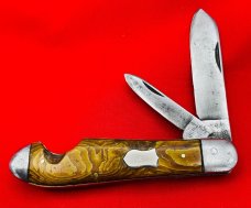 Vintage RARE IMPERIAL Full Arch Easy Open Jack Folding Pocket Knife Early 1920s First Stamp