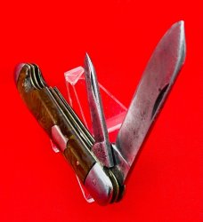 Vintage **RARE** IMPERIAL (Full Arch) Easy Open Jack Folding Pocket Knife Early 1920’s First Stamp