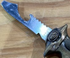 Vintage Miniature Out The Front (OTF) Keychain Switchblade Knife & Multi Tool, Unused 