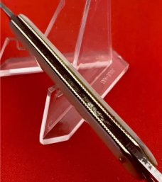 Vintage MILLER BROS MERIDEN Dolphin Lobster Pen Folding Pocket Knife c.1872-1926 Mother-of-Pearl