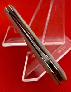 Vintage MILLER BROS MERIDEN Dolphin Lobster Pen Folding Pocket Knife c.1872-1926 Mother-of-Pearl