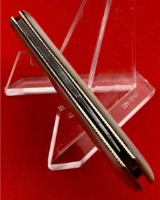 Vintage MILLER BROS MERIDEN Dolphin Lobster Pen Folding Pocket Knife c.1872-1926 Mother-of-Pearl