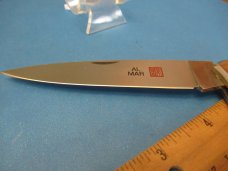 AL-Mar Front Lock White Micarta Eagle Model # 1005WH