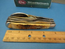 Case XX 2003 Amber Bone HOBO Pattern # 6354HB SS