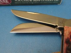 Case XX 2001 Cranberry Silver Script Sowbelly Pattern # TB6339 SS 