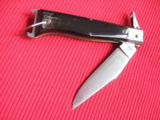 Vintage Italian Maserin & De Nardo Fulcrum Horn Switchblade Knife