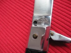 Vintage Italian Maserin & De Nardo Fulcrum Horn Switchblade Knife