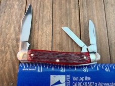 Henckels by Boker Whittler Red Pin Feather Jigged Bone Solingen Germany