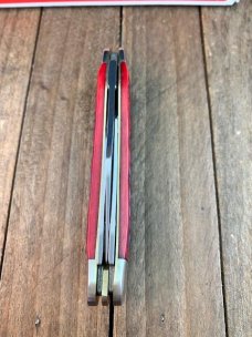 Henckels by Boker Whittler Red Pin Feather Jigged Bone Solingen Germany