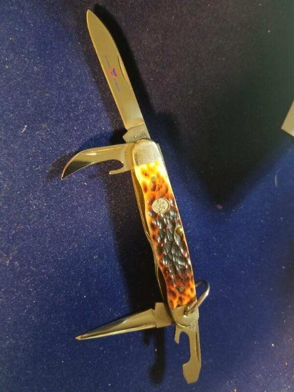 Case XX Junior Scout Camping Pocket Knife Beautiful Bone New Jr Scout BSA