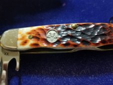 Case XX Junior Scout Camping Pocket Knife Beautiful Bone New Jr Scout BSA