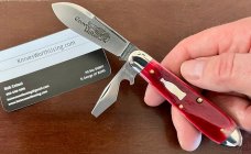 Great Eastern Cutlery Tidioute #852221CL Crown Lifter, Cherry Smooth Bone Handle, New (GEC 85) 