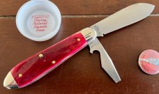 Great Eastern Cutlery Tidioute #852221CL Crown Lifter, Cherry Smooth Bone Handle, New (GEC 85) 