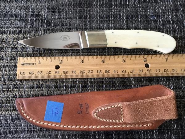 Corbett Sigman ivory handle knife mini #5        Number 12 