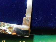 ULTRA RARE 2013 Case XX Abalone Melon Tester Folding Pocket Knife #56140