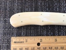 Corbett Sigman custom knife #5 mini hunter ivory handles makers sheath         #11