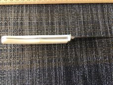 Corbett Sigman custom knife #5 mini hunter ivory handles makers sheath         #11