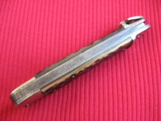Vintage German Bonsa Jigged Bone Leverlock Knife