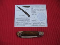 Russian CAPO Switchblade Knife w/Specification Sheets - Mint