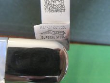 Parker Cut Co. Japan Mid Lock Pearl Whittler 