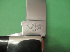 Canal Street 2010 Buffalo Horn Folding Hunter with Liner Lock Item # 1156344 