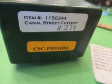 Canal Street 2010 Buffalo Horn Folding Hunter with Liner Lock Item # 1156344 